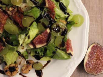 Sałatka z figą i octem balsamicznym