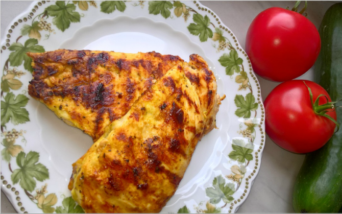 Marynata do kurczaka: Piersi z kurczaka grillowane w musztardowej marynacie