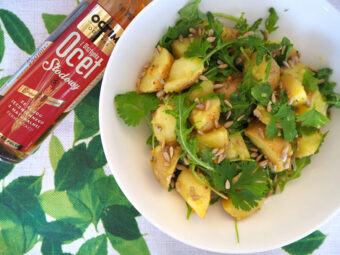 Sałatka ziemniaczana z octem słodowym