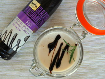 Kokosowa pianka z glazurą balsamiczną OCTIM